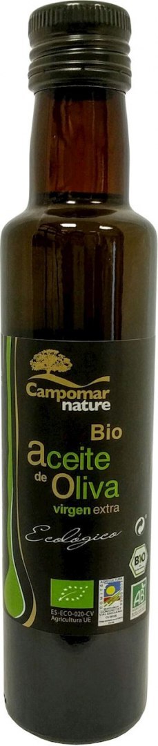 OLIWA Z OLIWEK EXTRA VIRGIN BIO 250 ml - CAMPOMAR NATURE CAMPOMAR NATURE (oliwki, oliwa, kapary, miód)