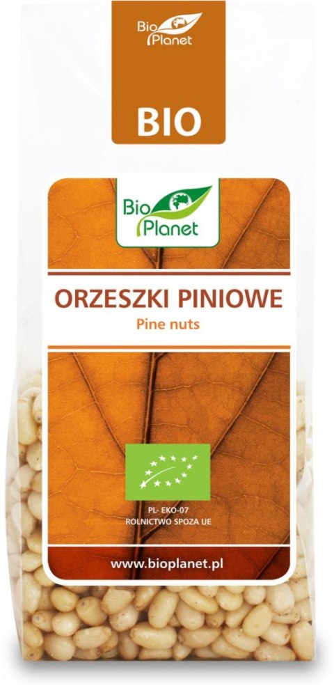 ORZESZKI PINIOWE BIO 100 g - BIO PLANET BIO PLANET - seria BRĄZOWA (orzechy i pestki)