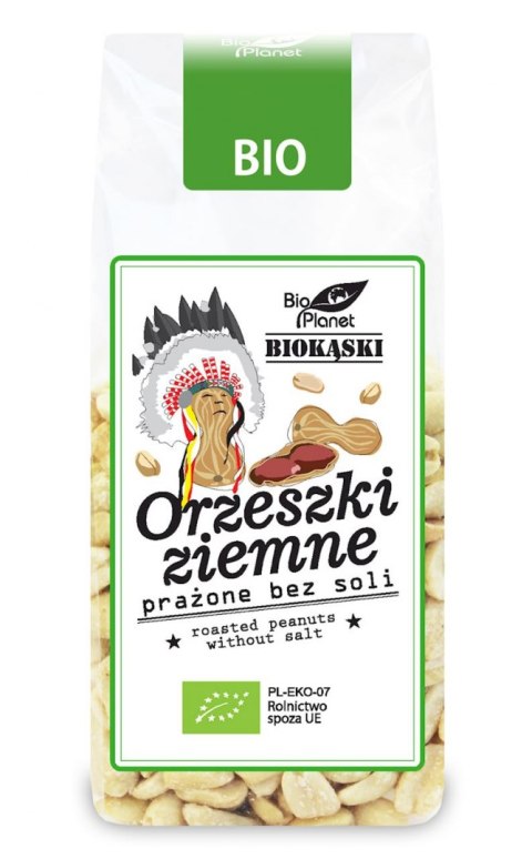 ORZESZKI ZIEMNE PRAŻONE BEZ SOLI BIO 150 g - BIO PLANET BIO PLANET - seria PRZEKĄSKI