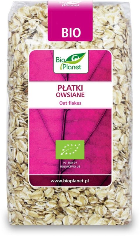 PŁATKI OWSIANE BIO 300 g - BIO PLANET BIO PLANET - seria RÓŻOWA (płatki, otręby, musli)