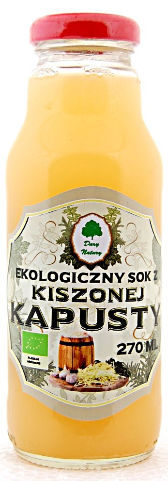 SOK Z KAPUSTY KISZONEJ BIO 270 ml - DARY NATURY DARY NATURY - inne