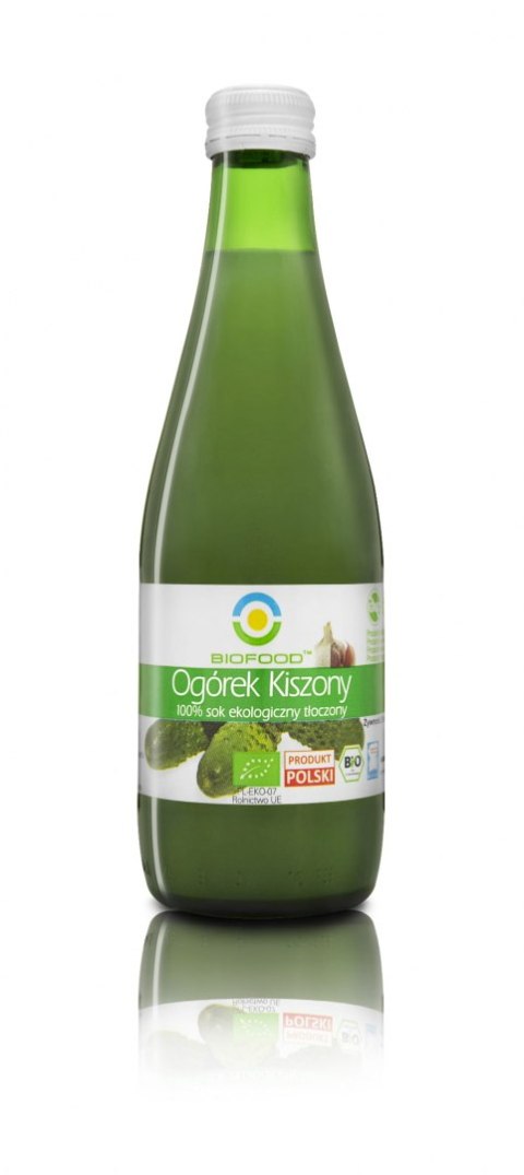 SOK Z OGÓRKA KISZONEGO NFC BEZGLUTENOWY BIO 300 ml - BIO FOOD BIO FOOD (soki, przetwory, octy, olej kokosowy)