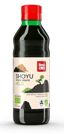 SOS SOJOWY SHOYU ŁAGODNY BIO 250 ml - LIMA LIMA (sosy sojowe, kawy zbożowe)