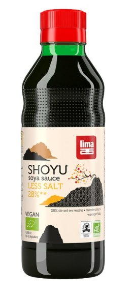 SOS SOJOWY SHOYU 28 % MNIEJ SOLI BIO 250 ml - LIMA LIMA (sosy sojowe, kawy zbożowe)