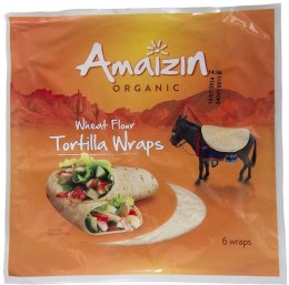 TORTILLA WRAPS BIO (6 szt.) 240 g - AMAIZIN AMAIZIN (napoje kokosowe, tortilla, chipsy, inne)