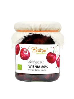 WIŚNIA 80 % BIO 260 g - BATOM BATOM (dżemy, soki, kompoty, czystek)