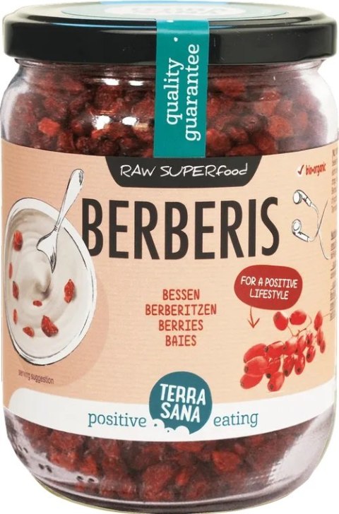 BERBERYS OWOCE SUSZONE BIO 140 g - TERRASANA TERRASANA (kremy, makarony, sosy sojowe, inne)