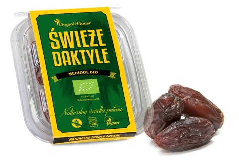 DAKTYLE MEDJOOL ŚWIEŻE BEZGLUTENOWE BIO 120 g - ORGANICHOUSE ORGANICHOUSE (bionelki, daktyle, kremy daktylowe)