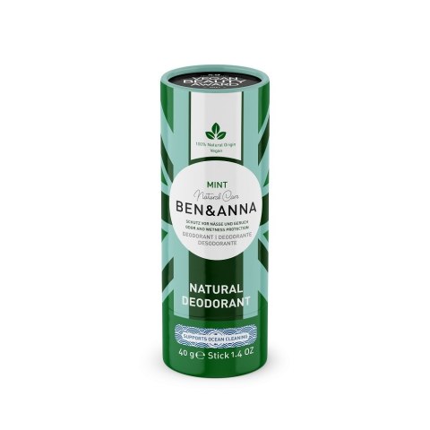 DEZODORANT W SZTYFCIE NA BAZIE SODY MINT ECO 40 g - BEN & ANNA BEN & ANNA (kosmetyki)