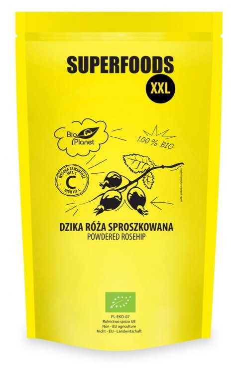 DZIKA RÓŻA SPROSZKOWANA BIO 500 g - BIO PLANET BIO PLANET - seria SUPERFOODS