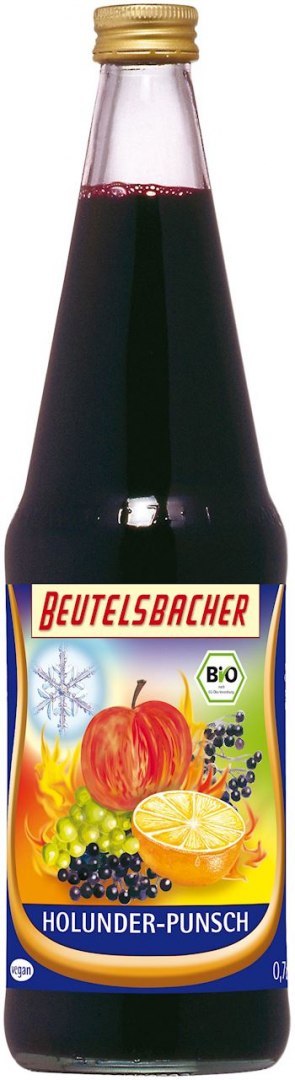 GRZANIEC BEZALKOHOLOWY JABŁKO - CZARNY BEZ BIO 700 ml - BEUTELSBACHER (PRODUKT SEZONOWY) BEUTELSBACHER (soki, napoje, ocet jabłkowy)