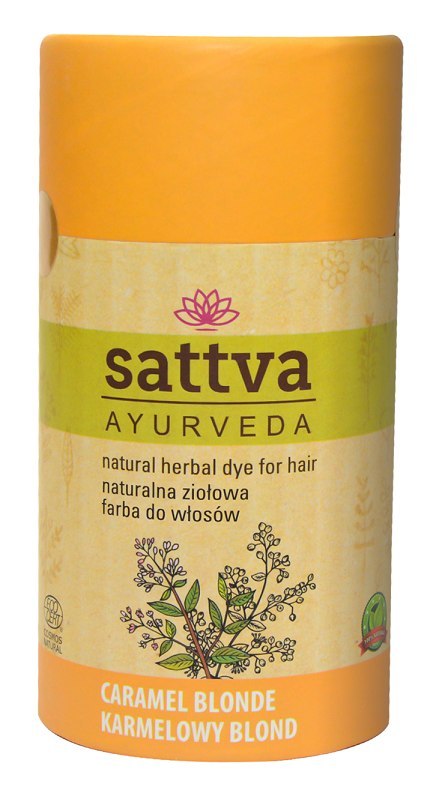 HENNA KARMELOWY BLOND ECO 150 g - SATTVA (AYURVEDA) SATTVA (kadzidła, kosmetyki)