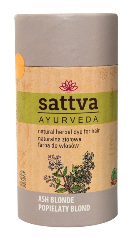 HENNA POPIELATY BLOND ECO 150 g - SATTVA (AYURVEDA) SATTVA (kadzidła, kosmetyki)