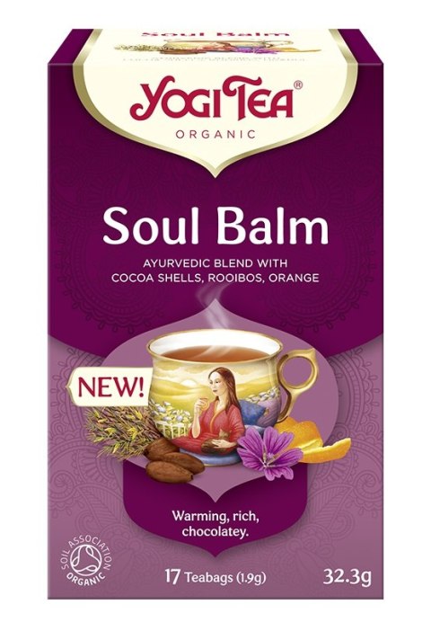 HERBATKA BALSAM DLA DUSZY (SOUL BALM) BIO (17 x 1,9 g) 32,3 g - YOGI TEA YOGI TEA (herbaty i herbatki)