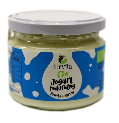 JOGURT NATURALNY BIO 250 g - TURVITA TURVITA (nabiał z mleka krowiego)