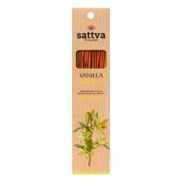 KADZIDŁO INDYJSKIE WANILIA (15 szt.) 30 g - SATTVA (WELLNESS) SATTVA (kadzidła, kosmetyki)