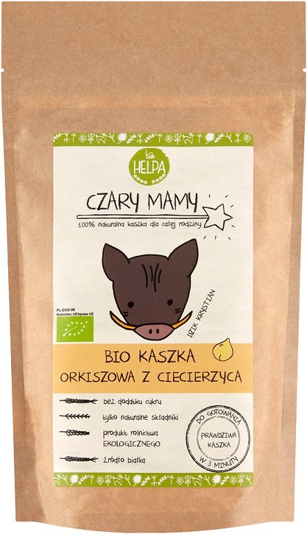 KASZKA ORKISZOWA Z CIECIERZYCĄ BIO 200 g - HELPA HELPA (kaszki)