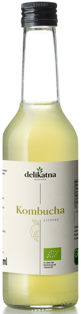 KOMBUCHA CYTRYNOWA BIO 270 ml - DELIKATNA (ZAKWASOWNIA) DELIKATNA (Zakwasownia)