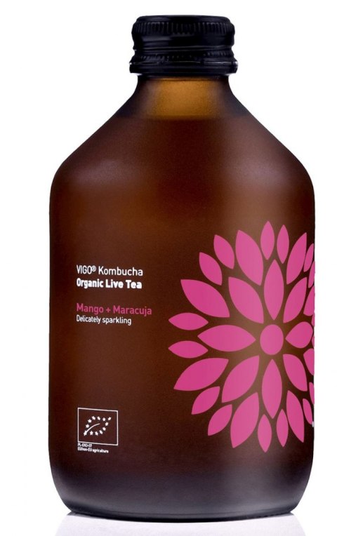 KOMBUCHA Z MANGO I MARAKUJĄ BEZGLUTENOWA BIO 330 ml - VIGO VIGO YOKO (kombucha)