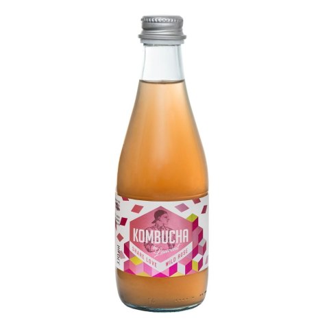 KOMBUCHA Z SOKIEM Z DZIKIEJ RÓŻY (SHARE LOVE WILD ROSE) BIO 330 ml - KOMBUCHA BY LAURENT KOMBUCHA BY LAURENT (kombucha)