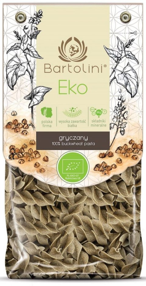 MAKARON (GRYCZANY) DUŻE ŚWIDERKI BIO 250 g - BARTOLINI BARTOLINI (makarony)