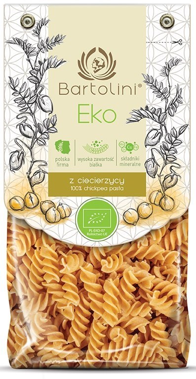 MAKARON PROTEINOWY (Z CIECIERZYCY) ŚWIDERKI BIO 250 g - BARTOLINI BARTOLINI (makarony)