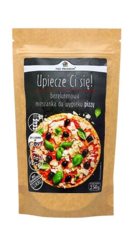 MIESZANKA DO WYPIEKU PIZZY BEZ DODATKU CUKRÓW BEZGLUTENOWA 250 g - PIĘĆ PRZEMIAN PIĘĆ PRZEMIAN (produkty spożywcze)