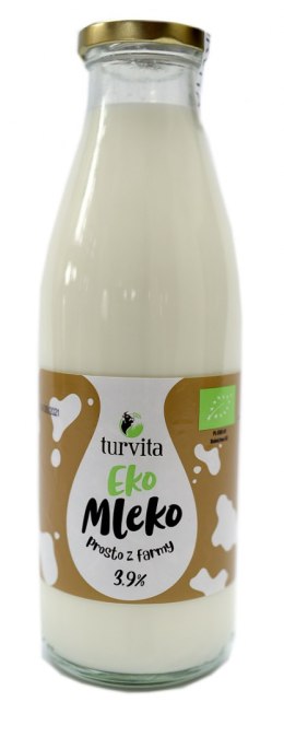 MLEKO ŚWIEŻE 3,9 % BIO 750 ml - TURVITA TURVITA (nabiał z mleka krowiego)