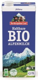 MLEKO ALPEJSKIE UHT (min. 1,5 % TŁUSZCZU) BIO 1 L - BERCHTESGADENER LAND BERCHTESGADENER LAND (nabiał z mleka krowiego)