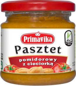 PASZTET POMIDOROWY Z CIECIORKĄ BEZGLUTENOWY 160 g - PRIMAVIKA PRIMAVIKA (przetwory i pasty vege)