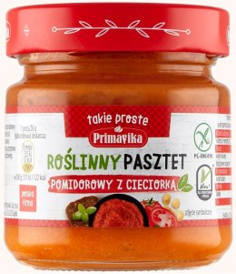 PASZTET POMIDOROWY Z CIECIORKĄ BEZGLUTENOWY 160 g - PRIMAVIKA PRIMAVIKA (przetwory i pasty vege)