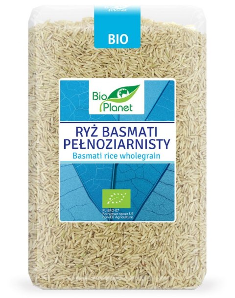 RYŻ BASMATI PEŁNOZIARNISTY BIO 2 kg - BIO PLANET BIO PLANET - seria NIEBIESKA (ryże, kasze, ziarna)