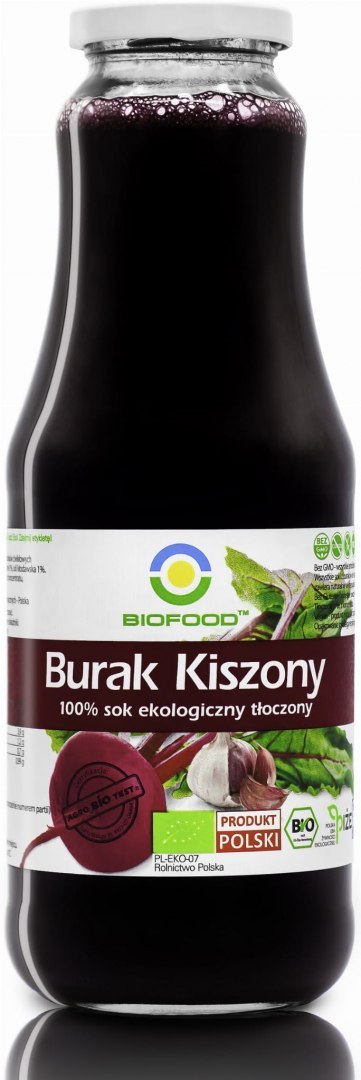 SOK Z BURAKA KISZONEGO NFC BEZGLUTENOWY BIO 1 L - BIO FOOD BIO FOOD (soki, przetwory, octy, olej kokosowy)