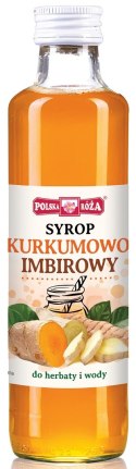 SYROP KURKUMOWO - IMBIROWY 250 ml - POLSKA RÓŻA POLSKA RÓŻA (soki owocowe, syropy, shoty)