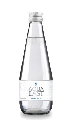 WODA ŹRÓDLANA NIEGAZOWANA NISKOSODOWA 330 ml (SZKŁO) - AQUA EAST AQUA EAST (wody)