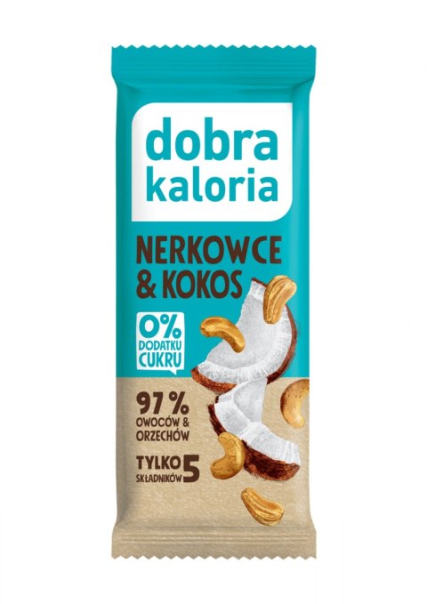 BATON DAKTYLOWY NERKOWCE & KOKOS BEZ DODATKU CUKRÓW 35 g - DOBRA KALORIA DOBRA KALORIA (batony, produkty śniad. i wege)