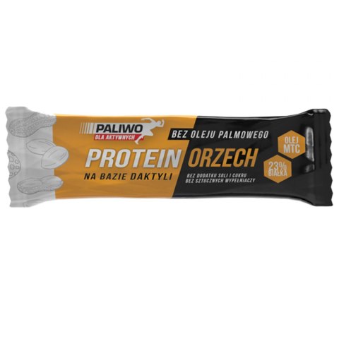 BATON PROTEINOWY ORZECHOWY Z OLEJEM MCT KETO 50 g - PALIWO DLA AKTYWNYCH PALIWO DLA AKTYWNYCH (batony, kremy orzechowe)