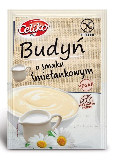 BUDYŃ O SMAKU ŚMIETANKOWYM BEZGLUTENOWY 40 g - CELIKO CELIKO (batony, galaretki, mieszanki do wypieków)