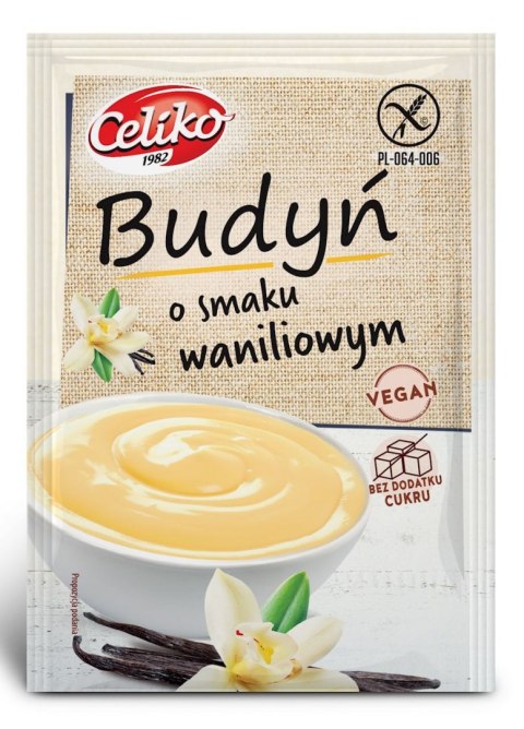 BUDYŃ O SMAKU WANILIOWYM BEZGLUTENOWY 40 g - CELIKO CELIKO (batony, galaretki, mieszanki do wypieków)