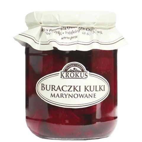 BURACZKI MARYNOWANE KULKI 470 g (300 g) - KROKUS KROKUS (przetwory owocowe i warzywne)