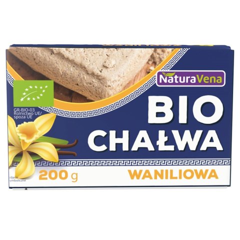 CHAŁWA O SMAKU WANILIOWYM BIO 200 g - NATURAVENA NATURAVENA BIO