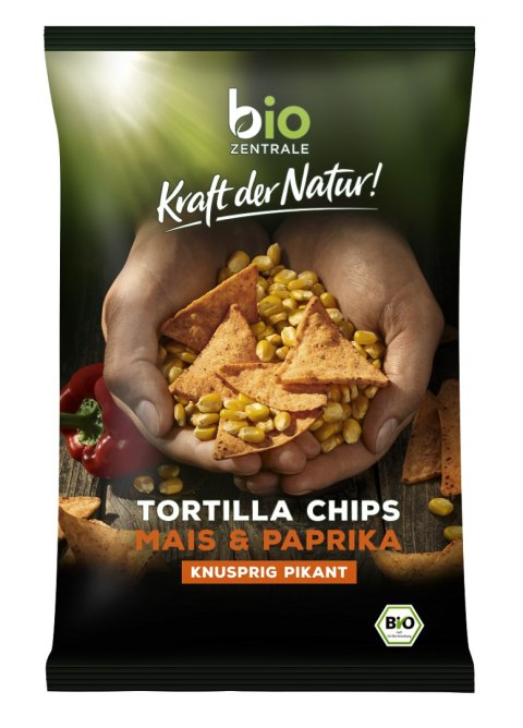 CHIPSY TORTILLA PAPRYKOWE BEZGLUTENOWE BIO 125 g - BIO ZENTRALE BIO ZENTRALE (produkty spożywcze)