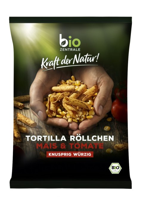 CHIPSY TORTILLA RURKA POMIDOROWE BEZGLUTENOWE BIO 125 g - BIO ZENTRALE BIO ZENTRALE (produkty spożywcze)