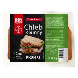 CHLEB CIEMNY BEZGLUTENOWY 200 g - NATURAVENA NATURAVENA