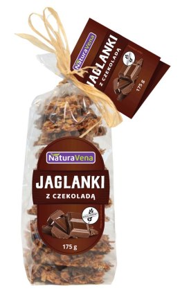 CIASTKA JAGLANKI Z CZEKOLADĄ BEZGLUTENOWE 175 g - NATURAVENA NATURAVENA