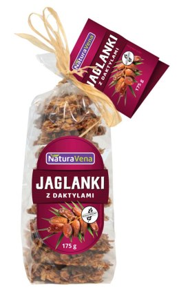 CIASTKA JAGLANKI Z DAKTYLAMI BEZGLUTENOWE 175 g - NATURAVENA NATURAVENA