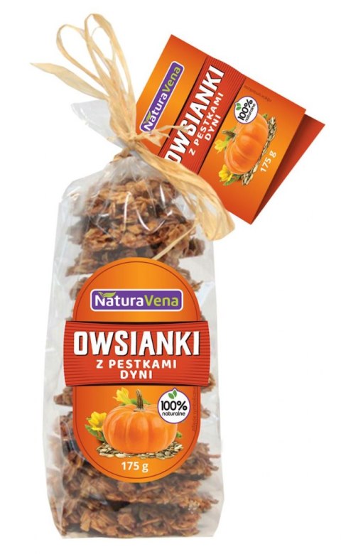 CIASTKA OWSIANKI Z PESTKAMI DYNI 175 g - NATURAVENA NATURAVENA