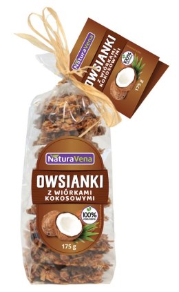 CIASTKA OWSIANKI Z WIÓRKAMI KOKOSOWYMI 175 g - NATURAVENA NATURAVENA