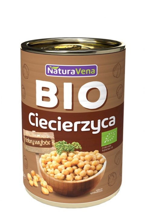 CIECIERZYCA W ZALEWIE BEZ DODATKU SOLI BIO 400 g (240 g) - NATURAVENA NATURAVENA BIO