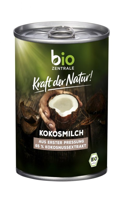 COCONUT MILK - NAPÓJ KOKOSOWY BEZ GUMY GUAR (17 % TŁUSZCZU) BEZGLUTENOWY BIO 400 ml - BIO ZENTRALE BIO ZENTRALE (produkty spożywcze)